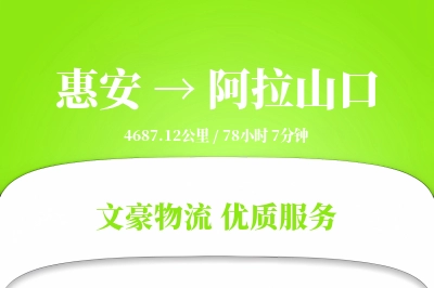 惠安到阿拉山口物流公司-特种物流专线「合同物流」