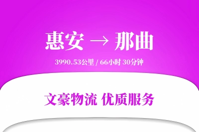 惠安到那曲物流公司-小件物流专线「定制化方案」