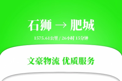 石狮到肥城物流公司-包车货运专线「一站式服务」
