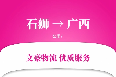 石狮到广西物流公司-零担运输专线「高效配送」