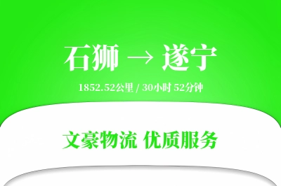 石狮到遂宁物流公司-设备货运专线「安全无忧」