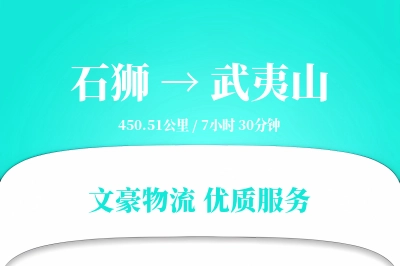 石狮到武夷山物流公司-包装运输专线「多式联运」