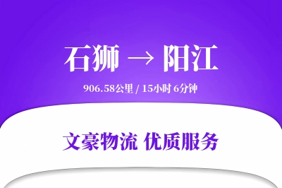 石狮到阳江物流公司-搬家物流专线「定制物流」
