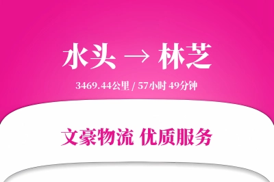 水头到林芝物流公司-电商货运专线「智能物流」