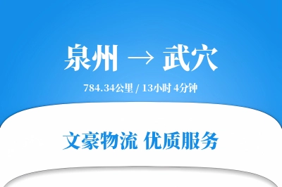 泉州到武穴物流公司-逆向货运专线「供应链整合」